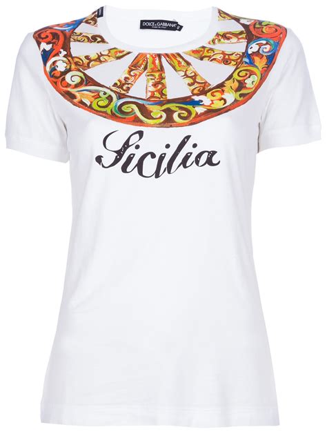 dolce gabbana sicilia shirt|dolce gabbana shirt women's.